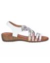 Woman Sandals VALERIAS 6103001  CONFORT BLANCO