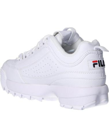Woman and girl and boy Trainers FILA 1010567 1FG DISRUPTOR KD  WHITE
