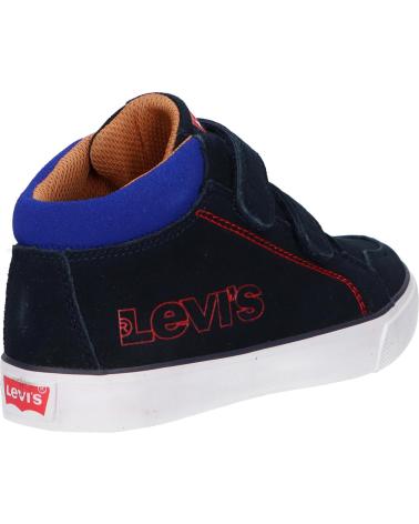 girl and boy Trainers LEVIS 508640 PATCH  GRIS MARINE