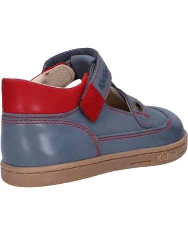 Schuhe KICKERS  für Junge 784411-10 TACTACK  51 BLEU ROUGE