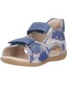 girl and boy Sandals KICKERS 785402-10 BOPING-2  51 BLEU CAMOUFLAGE