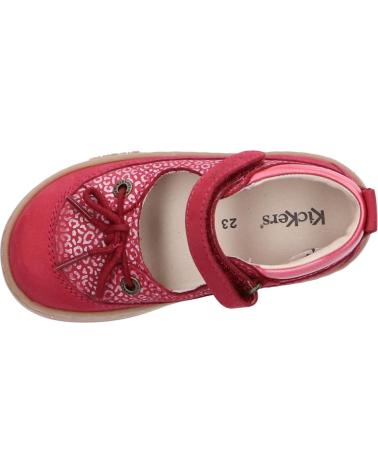 Chaussures KICKERS  pour Fille 784420-10 TAKYTA  132 ROSE FONCE LEOPARD