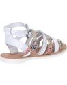 Woman and girl Sandals KICKERS 784711-30 SHASTYL  33 BLANC MULTICOLOR LEOPARD
