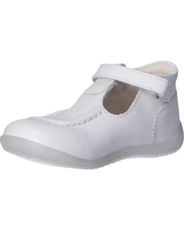 girl and boy shoes KICKERS 784370-10 BONIFLY  3 BLANC