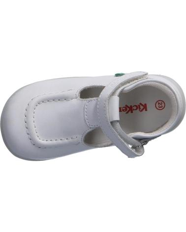 Schuhe KICKERS  für Mädchen und Junge 784370-10 BONIFLY  3 BLANC