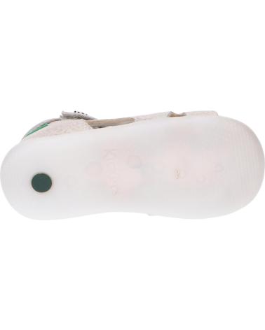 Sandali eleganti da ragazza KICKERS  per  e  696354-10 BINSIA-2  32 BLANC LEOPARD