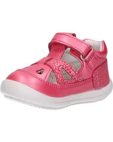 Chaussures KICKERS  pour Fille 692381-10 KIKI  132 ROSE FONCE LEOPARD