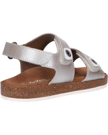 Woman and girl Sandals KICKERS 694902-30 FIRST  161 ARGENT BLANC