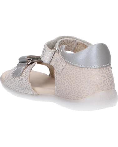 Sandali eleganti da ragazza KICKERS  per  e  696354-10 BINSIA-2  32 BLANC LEOPARD