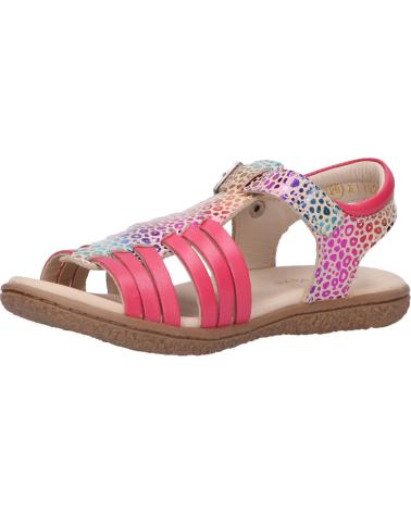Woman and girl Sandals KICKERS 784600-30 VERYBEST  113 BEIGE ROSE MULTICOLOR