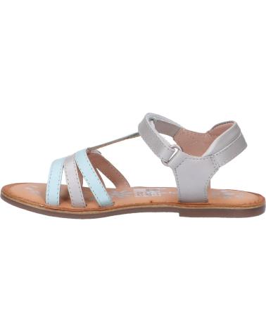 Woman and girl Sandals KICKERS 700963-30 DIAMANTO  221 TURQUOISE ARGENT