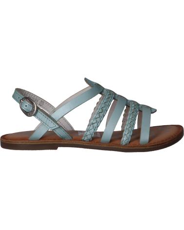 Woman and girl Sandals KICKERS 784691-30 DISTREZ  22 TURQUOISE
