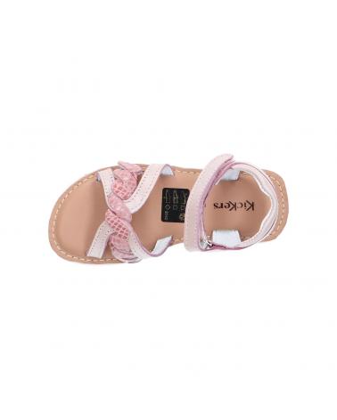 Sandali KICKERS  per Donna e Bambina 784701-30 SHARKKY  113 BEIGE ROSE REPTILE