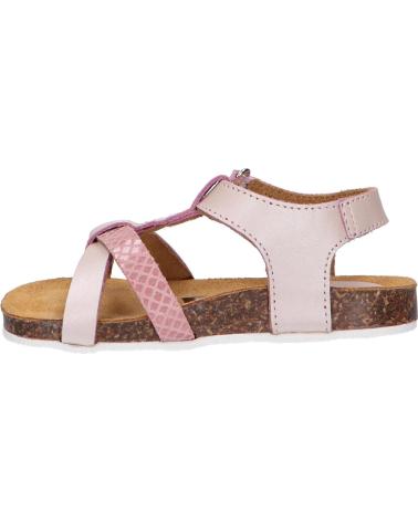 Sandales KICKERS  pour Fille 784660-30 BODERY  133 ROSE REPTILE