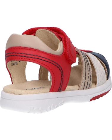 Woman and girl and boy Sandals KICKERS 349507-10 PLATINIUM  4 ROUGE