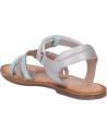 Woman and girl Sandals KICKERS 700963-30 DIAMANTO  221 TURQUOISE ARGENT