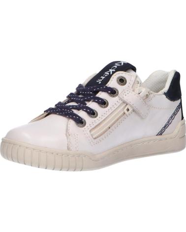 Woman and girl and boy sports shoes KICKERS 784740-30 WINAX  33 BLANC MARINE