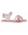 Sandales KICKERS  pour Femme et Fille 784701-30 SHARKKY  113 BEIGE ROSE REPTILE