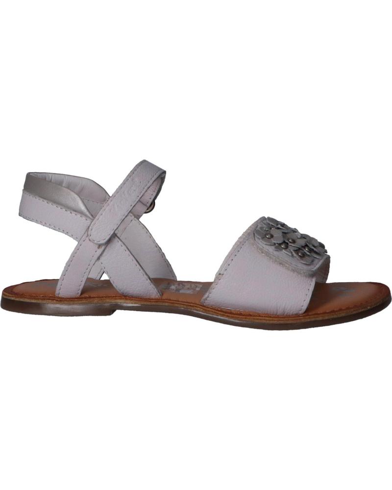 girl Sandals KICKERS 784670-30 DIAGGO  3 BLANC ARGENT