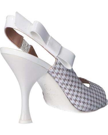 Woman Zapatos de tacón GEOX D92CVC 00766 D ELISANGEL  C1303 LT GREY-WHITE