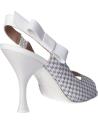 Zapatos de tacón GEOX  de Mujer D92CVC 00766 D ELISANGEL  C1303 LT GREY-WHITE