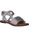 girl Sandals KICKERS 784670-30 DIAGGO  3 BLANC ARGENT