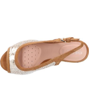 Woman Sandals GEOX D92CFF 0AT21 D YULIMAR  C2X2D GOLD-CURRY