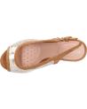Woman Sandals GEOX D92CFF 0AT21 D YULIMAR  C2X2D GOLD-CURRY