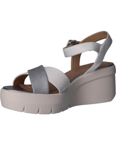 Sandales GEOX  pour Femme D92CPB 0BCBN D TORRENCE  C0007 WHITE-SILVER