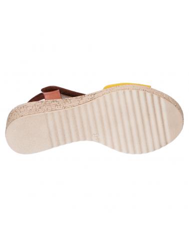 Woman Sandals VALERIAS 6215001  CONFORT OCRE