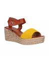 Woman Sandals VALERIAS 6215001  CONFORT OCRE