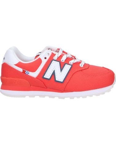 Woman and girl and boy sports shoes NEW BALANCE PC574SOL  ROJO