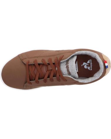 Woman and girl and boy sports shoes LE COQ SPORTIF 2010075 COURTCLASSIC  BROWN