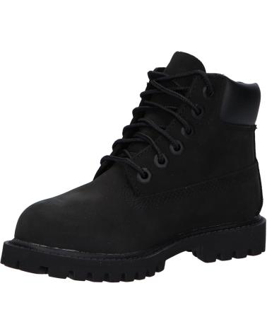 girl and boy boots TIMBERLAND 12807 6 IN PREMIUM WP  BLACK