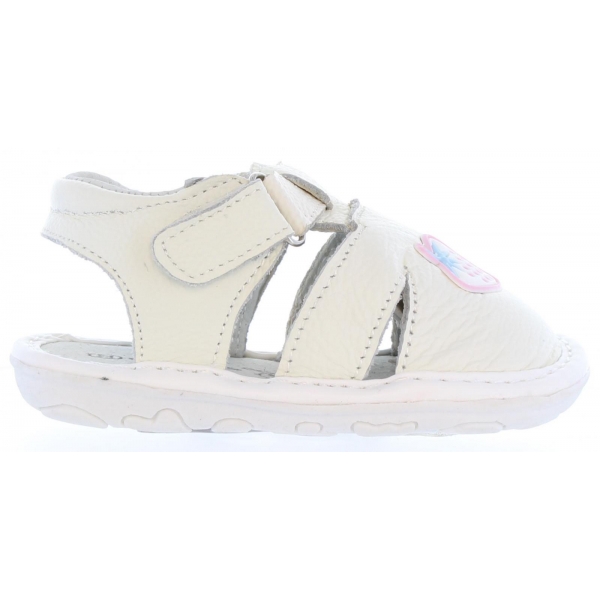girl and boy Sandals Happy Bee B127644-B1153  WHITE