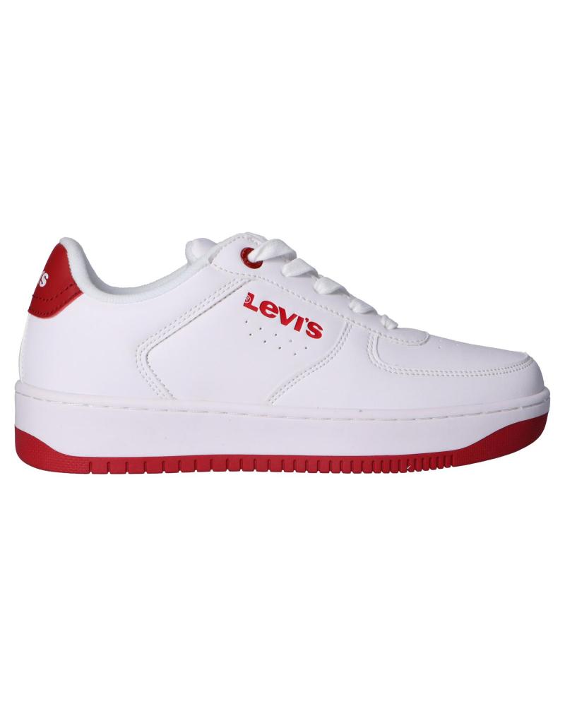 Woman and girl and boy Zapatillas deporte LEVIS VUNI0021S NEW UNION  0079 WHITE RED