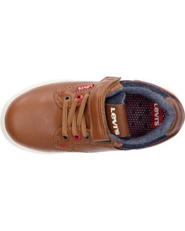 girl and boy Trainers LEVIS VYHK0012S NEW FAINO LOW  0241 COGNAC