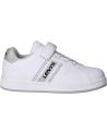 Scarpe sport LEVIS  per Bambina VADS0040S BRANDON  0081 WHITE-SILVER