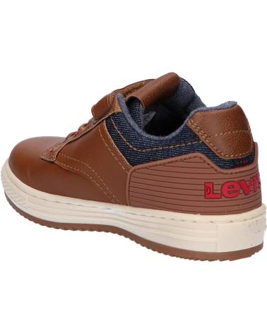girl and boy Trainers LEVIS VYHK0012S NEW FAINO LOW  0241 COGNAC