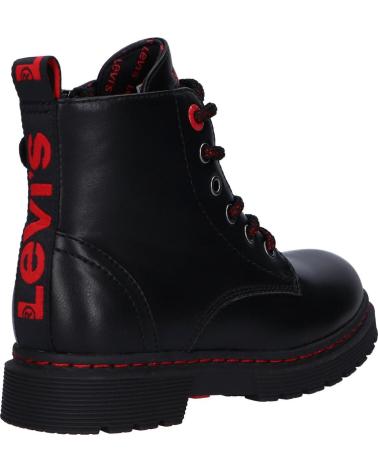 Woman and girl and boy boots LEVIS VPHI0020S CLOVER  0003 BLACK