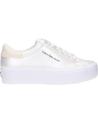 Sneaker CALVIN KLEIN  für Damen und Mädchen YW0YW01037 VULC FLATFORM  YBR PEARLIZED BRIGHT WHITE