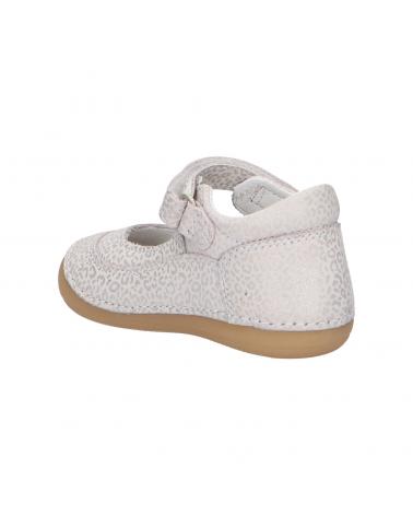 Chaussures KICKERS  pour Fille 784230-10 SORBABY  32 BLANC LEOPARD