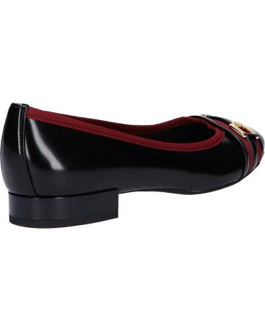 Woman Flat shoes GEOX D844GC 000BC D WISTREY  C0241 BLACK-BORDEAUX