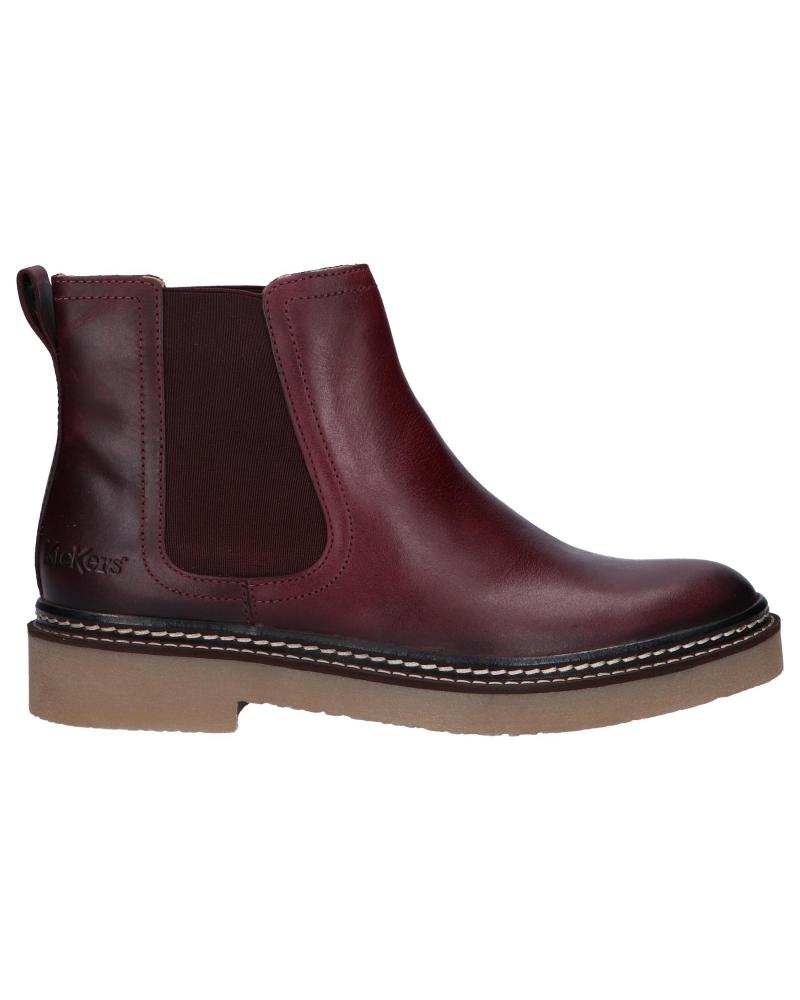 Bottines KICKERS  pour Femme 512109 OXFORDCHIC  182 BORDEAUX