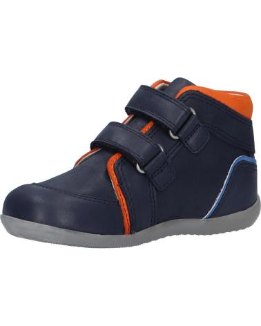 Bottines KICKERS  pour Garçon 829640 BIBOY POWER  103 MARINE ORANGE