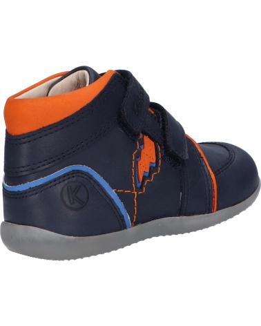 Bottines KICKERS  pour Garçon 829640 BIBOY POWER  103 MARINE ORANGE