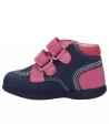 girl and boy Mid boots KICKERS 439475 BABYSCRATCH  102 MARINE ROSE TRICOLORE