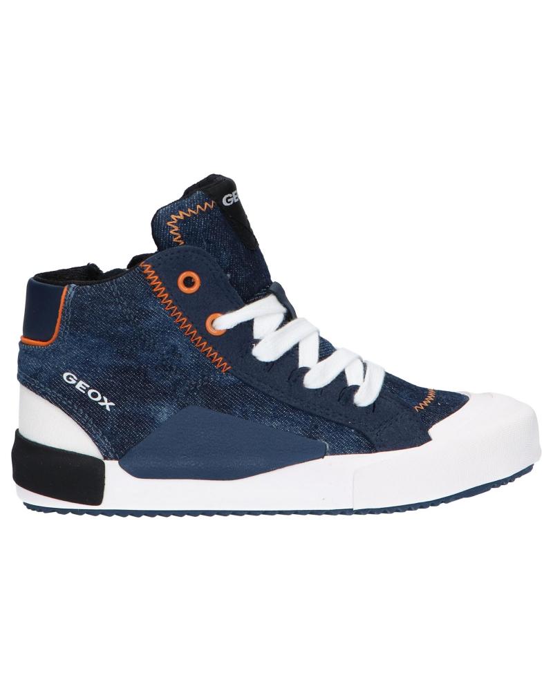 Sportif GEOX  pour Garçon J022CC 013AF J ALONISSO  C0057 BLUE-ORANGE