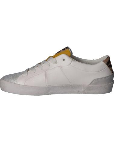 Woman sports shoes GEOX D92FBA 0BC21 D WARLEY  C1372 WHITE-LT YELLOW