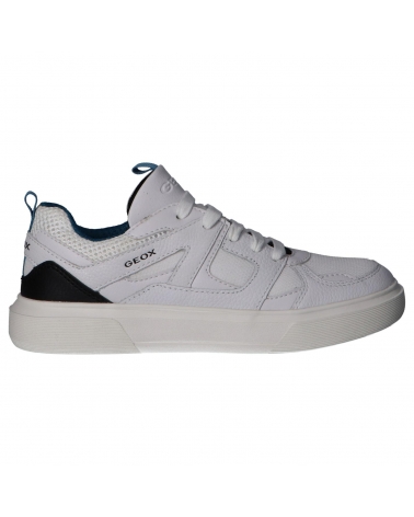 boy sports shoes GEOX J02AWD 01446 J NETTUNO  C1ZJ4 WHITE-PETROL